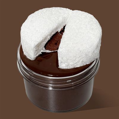 [안심성분] 마시멜로우케이크 초코지글리 점토슬라임