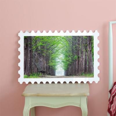 ns240-행잉액자_힐링이되는길(우표가로대형)