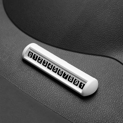 차량 듀얼 전화번호 주차번호판 삼각스탠드 A544