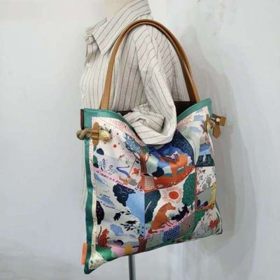 [애슬릿]튼튼한 에코백 여성 여름 사각 지퍼 달린