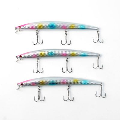 바다낚시 플로팅 미노우 3P 방어 농어 루어 미끼 18cm