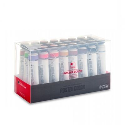 신한 전문가용 포스터컬러세트(Tube형) 40ml 24색 [A]