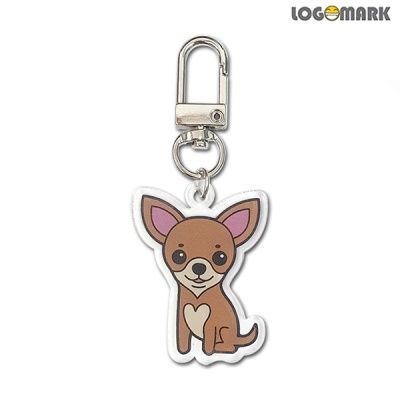 치와와 아크릴키링