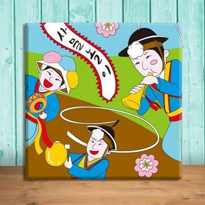 유화그리기 DIY 팩(5 세트 사물놀이(WFHUSE6)