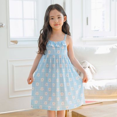 마벨슈슈 민트래빗 쿨냉감 끈 원피스 MBH187