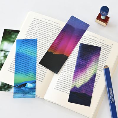 아크릴 북마크 05. 오로라 - 핑크