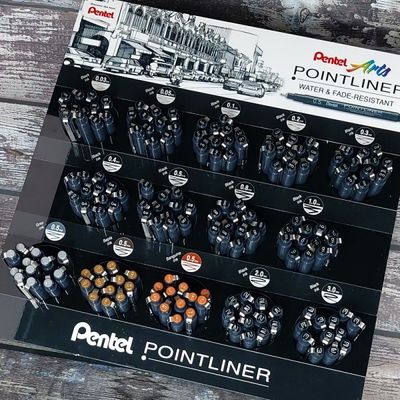 펜텔 스케치,드로잉,일러스트펜-포인트라이너 1자루