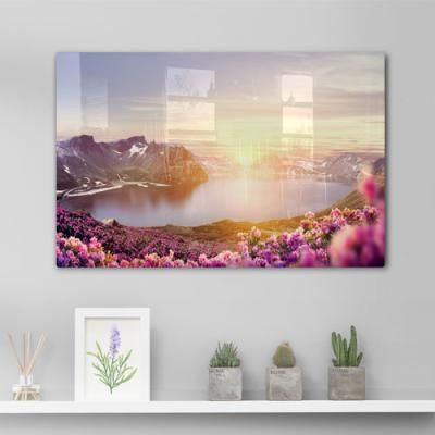 tc746-폼아크릴액자58CmX38Cm_백두산천지의사계