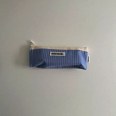 Pencil Pouch - Blue Stripe [000]