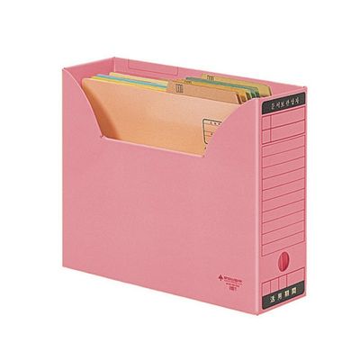문서보관상자 F192-78 분홍 A4 정부화일보관