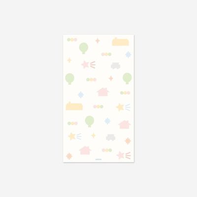 [유오코] 미니메모지 [유오코 하우스 패턴]