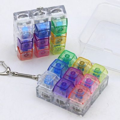 led 키보드 클리커 딸깍이 키캡키링9구