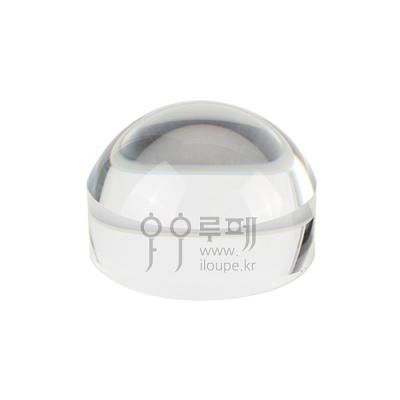 [아이루페]아크릴 문진 돋보기/중-65mm(3.5배율)