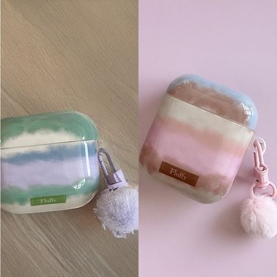 솜사탕 느낌 몽실 스웨터 패턴 에어팟 프로 케이스