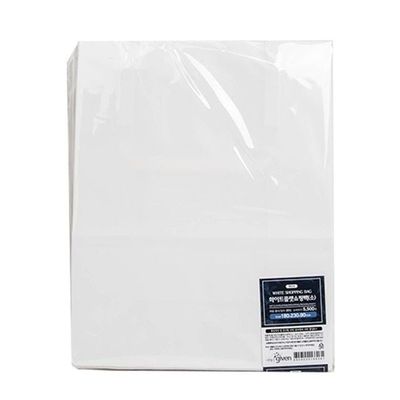 혜명몰 기븐 벌크화이트플랫쇼핑백 소 / 180x90x230mm(20입) - 개 (1개입) 컬러쇼핑백 소형쇼핑백 선물용쇼(WFPB4QK)