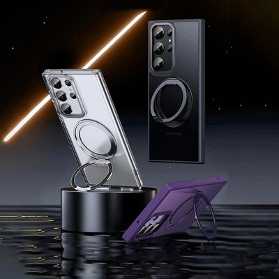 갤럭시s24 s23 맥세이프 호환 360회전 링 투명 케이스