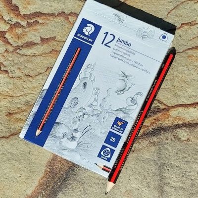 스테들러 독일산 어린이 점보 2B 삼각연필 1285 1다스