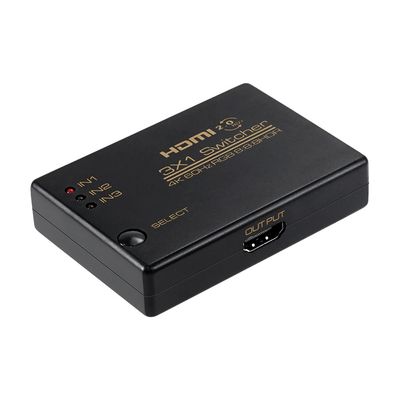 3x1 4K HDMI 스위치 선택기 입력3포트 / 리모컨 포함