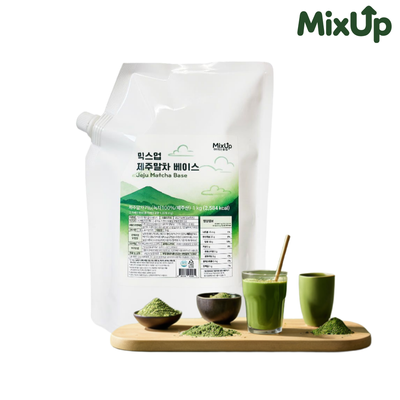 믹스업 제주말차 베이스 1kg 녹차라떼 밀크티 농축액