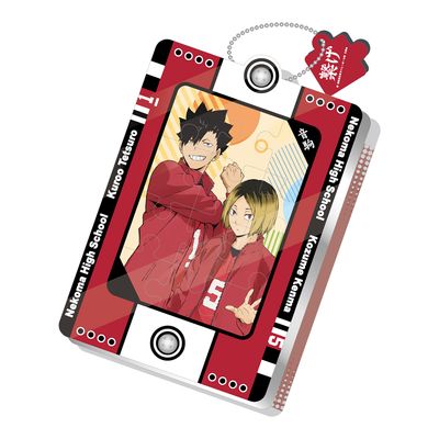 하이큐 쿠로오 코즈메 아크릴 퍼즐 키링 12피스