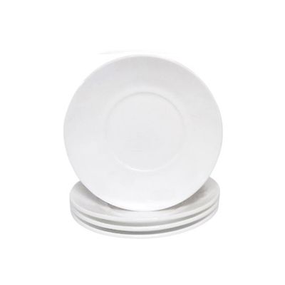 FRANCE 아코팔 화이트 오팔 컵받침 소서(14cm-11cm)