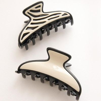 바이데이지 프랑스 셀룰로오스 블랙 집게핀 Bh0826