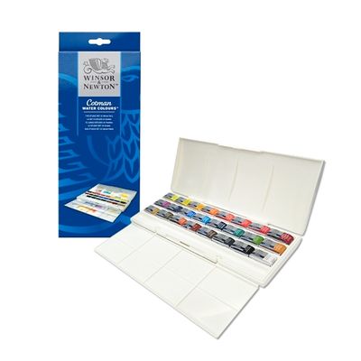 윈저앤뉴튼 코트만 고체케익 24색 (Whole Pan)