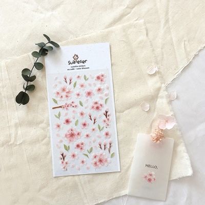 JR 스티커 1086-water blossom