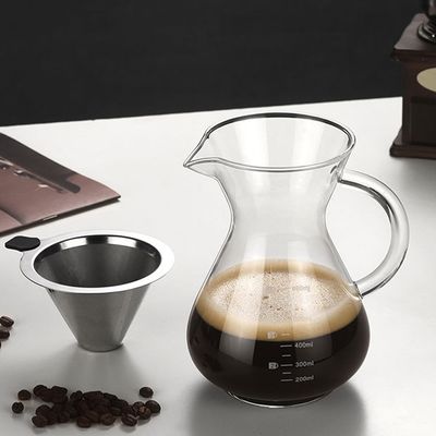 소울카페 필터 드립서버 세트 손잡이 커피 유리서버