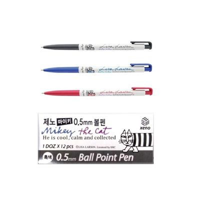 제노 베이비 마이키 볼펜 0.5mm /12개입 1세트[W81C02