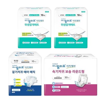 애니릴리프_매트2팩+겉기저귀특대1팩+속기저귀라운1팩