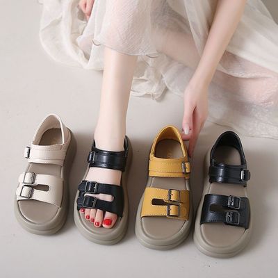 여성 데일리 서머 브리즈 스트라이드 샌들