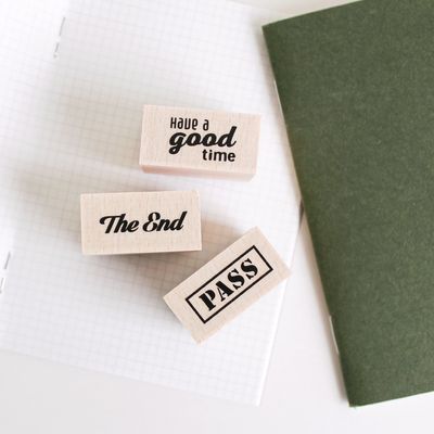 다꾸도장세트 메모 다이어리 우드스탬프/090-ST-0005