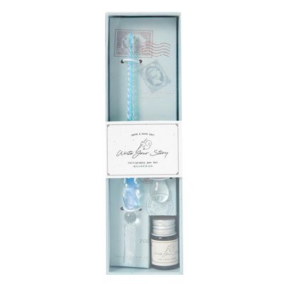 아트박스 유리캘리펜 블루