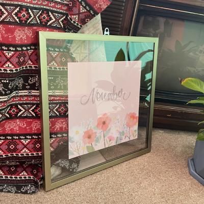 ac755-투명액자38CmX38Cm_열두달플라워11월