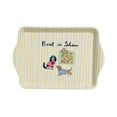 베스트인쇼 강아지 멜라민 쟁반 (소)