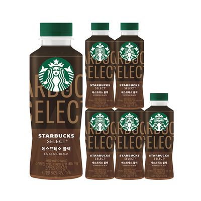 스타벅스 셀렉트 에스프레소 블랙 360ml 6펫