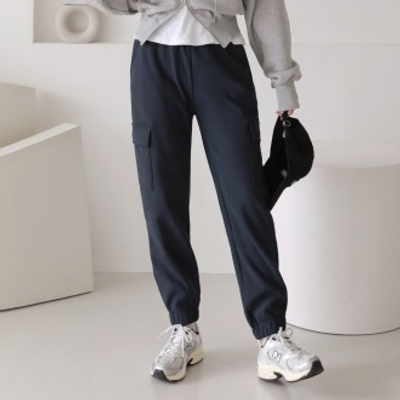 여성 겨울 털기모 카고 조거팬츠 따뜻한