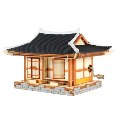 DIY 나무 모형 조립 키트 오르골 기와집 YM862-12