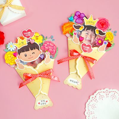 미니 꽃다발 카드 5set