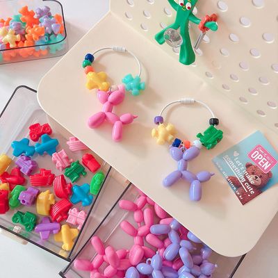 DIY 키링 만들기 세트 비즈 공예 벌룬독 풍선푸들