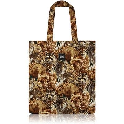nother Forest Animals Flat Tote Bag / 나더 숲속 동물 플랫 토트백