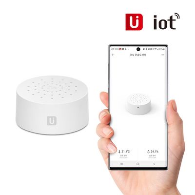 유아이오티 UIOT-TH20S 홈IOT 온도 습도 감지센서 Zig