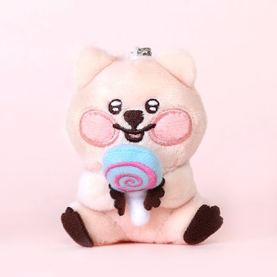 베이비 꽃카 쿼카 롤리팝 가방고리 인형 키링 8cm