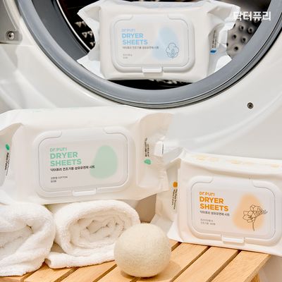  닥터퓨리 건조기시트 섬유유연제 드라이시트 80매