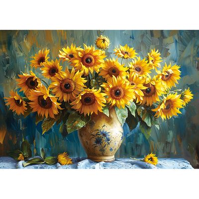 햇살을 담은 해바라기 직소 퍼즐 1000피스