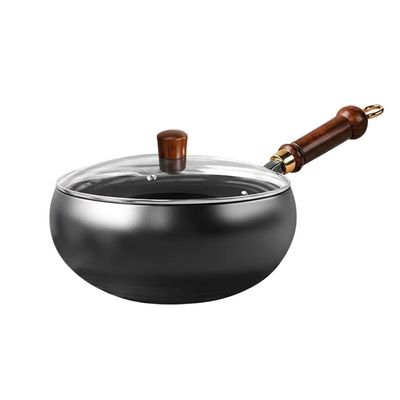 후라이팬 냄비 웍 중식 궁중팬 24cm+유리 뚜껑 R864