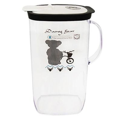 혜명몰 데니베어 직사각물병 1.5L 냉장고용물병 냉장고물병 투명물병 가정용물통 손잡이물병(WFPBX74)