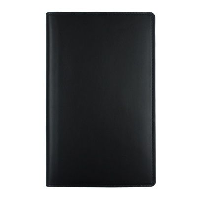 웍스 가죽수첩 커버 플래너 셈플리체 블랙-미디 1002