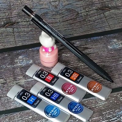 펜텔 0.3mm 샤프펜슬 그래프1000 FOR PRO PG1003+심